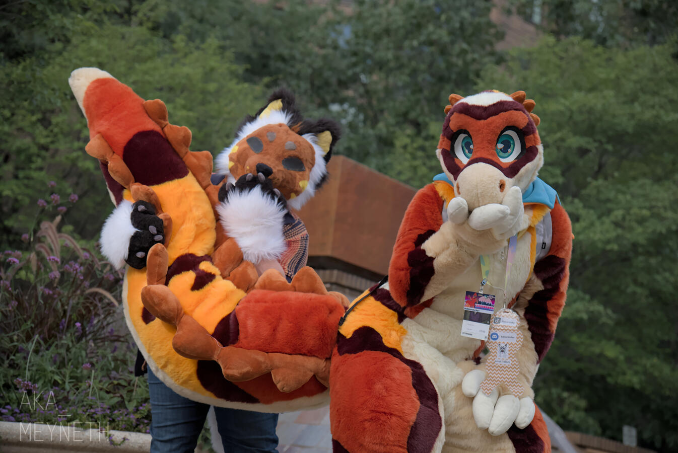 Aki Kitsune and Tango at Furry Migration 2025